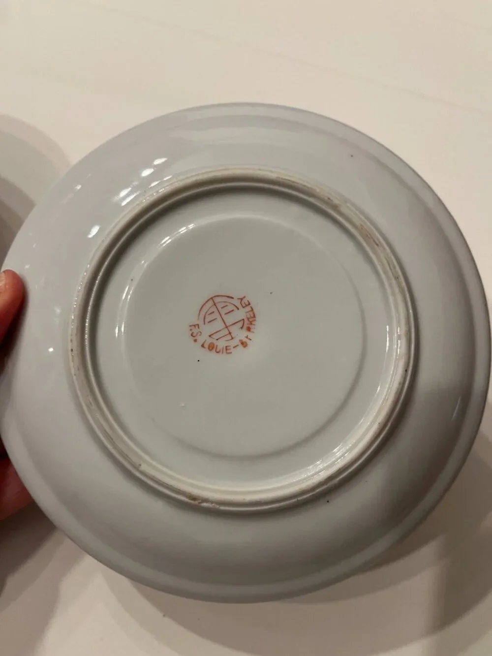 Vintage FS Louie Berkeley CA Teacup and Saucer Set Chinese Geisha Restaurant War
